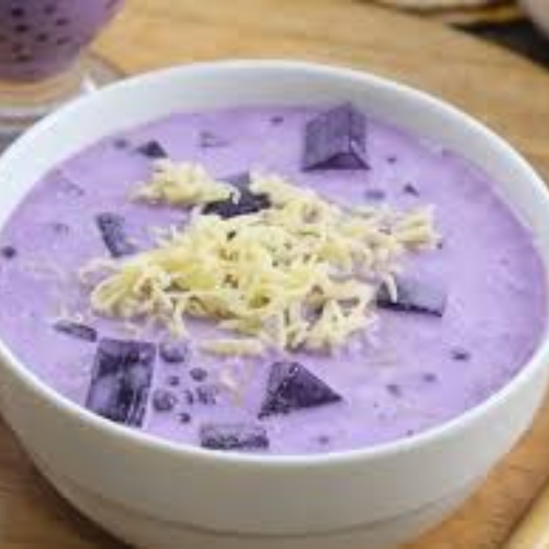 Cheesy Ube Gulaman