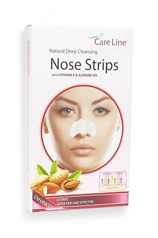 Care Line Natural Deep Cleansing Nose Strips 6 Strips