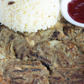 Tortang Talong With Rice