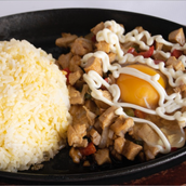 Chicken Sisig With Rice