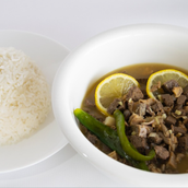 Papaitan With Rice